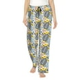 thumbnail image 1 of Uemuo Sea Turtle Pattern Women's Wide Leg Palazzo Lounge Pants with Pockets Light Weight Loose Comfy Casual Pajama Pants-X-Large, 1 of 9
