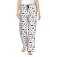 thumbnail image 1 of Uemuo Sea Turtle Pattern Women's Wide Leg Palazzo Lounge Pants with Pockets Light Weight Loose Comfy Casual Pajama Pants-, 1 of 9