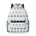 thumbnail image 1 of Uemuo Sea Turtle Printed Student Durable Water-resistant Backpack,Travel Backpack,Outdoor Activities Backpack, Laptop Backpack, Multi-compartment Backpack, 1 of 5