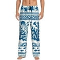 thumbnail image 1 of Uemuo Sea Underwater Jellyfish Pattern Men's Wide Leg Palazzo Lounge Pants with Pockets Light Weight Loose Comfy Casual Pajama Pants-XX-Large, 1 of 9