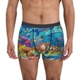 thumbnail image 1 of Uemuo Sea World Pattern Men's Boxer Briefs,Trunk Anti-Chafing,Comfortable, Durable, and Stylish Underwear-XX-Large, 1 of 9