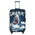 thumbnail image 1 of Uemuo Shark Printed Washable Luggage Cover - Fashion Suitcase Protector Fits 18-32 Inch Luggage -Large, 1 of 9