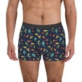 thumbnail image 1 of Uemuo Shells and Seaweed Pattern Men's Boxer Briefs,Trunk Anti-Chafing,Comfortable, Durable, and Stylish Underwear-Small, 1 of 9