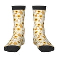 thumbnail image 1 of Uemuo Shiba Inu Sunflower Printed Kids Boys Socks Seamless Crew Socks Crazy Funny Athletic Sport Socks for Children, 1 of 1