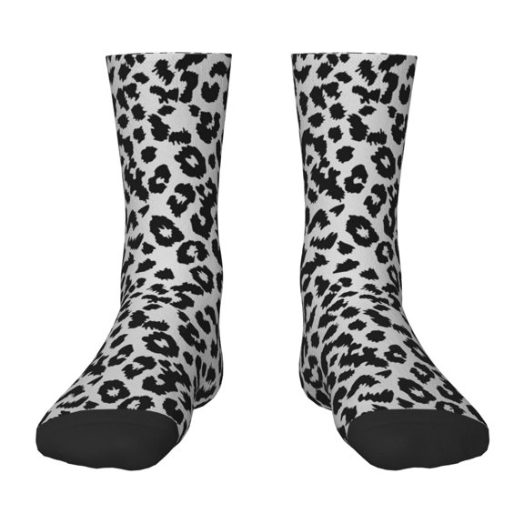 Uemuo Similar To Leopard Print Printed Kids Boys Socks Seamless Crew Socks Crazy Funny Athletic Sport Socks for Children