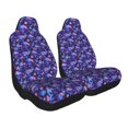 thumbnail image 1 of Uemuo Skull daisy purple Pattern Car Seat Covers for Front Seats Waterproof Seat Covers for Cars, Universal Auto Front Seats Protector Fits for Car-1, 1 of 6