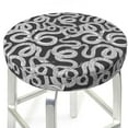 thumbnail image 1 of Uemuo Snake Pattern Round Bar Stool Seat Covers Washable Stool Cushion Slipcover Elastic Bar Chair Covers-12 inch, 1 of 7