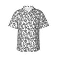 thumbnail image 1 of Uemuo Snake Printed Regular Fit Short Sleeve Casual Hawaiian Shirt for Men,Aloha shirt,Tropical shirt,Floral print shirt,Vacation Beach shirt-3X-Large, 1 of 9