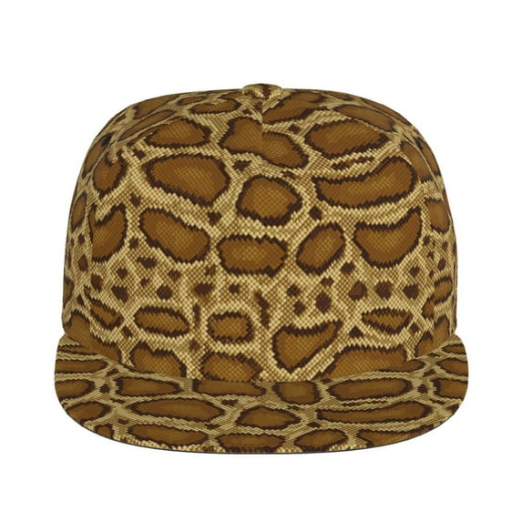 Uemuo Snake Skin Pattern Women's Baseball Cap,Straight Brim Hat,Golf Dad Hat,Travel Hat,Sun Protection Cap,Everyday Accessory
