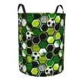 thumbnail image 1 of Uemuo Soccer1 Pattern Circular Laundry Hamper Basket with handles,Collapsible laundry basket,Large capacity laundry hamper,Laundry Organizer-Small, 1 of 8