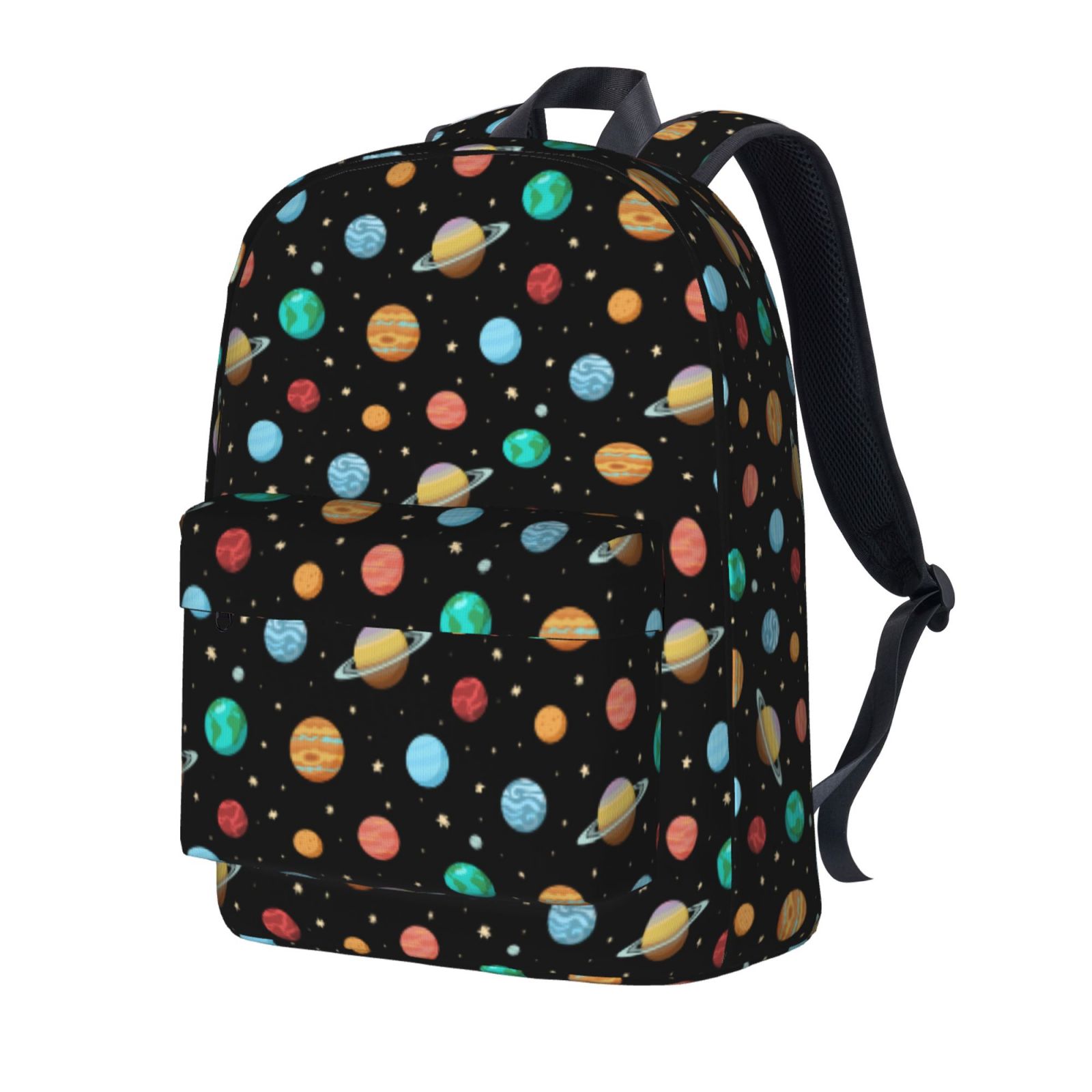 Uemuo Solar System Space Pattern Backpack for Work and Travel