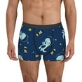 thumbnail image 1 of Uemuo Space Dinosaur Pattern Men's Boxer Briefs,Trunk Anti-Chafing,Comfortable, Durable, and Stylish Underwear-XX-Large, 1 of 9
