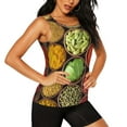 thumbnail image 1 of Uemuo Spices And Herbs Pattern Workout Tank Tops for Women Breathable Moisture-wicking tank top Sleeveless Running Loose Fit Yoga Tops Active Shirts Sports Gym Exercise, 1 of 9