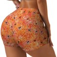 thumbnail image 1 of Uemuo Spider Pattern Women Workout Impact Shorts Scrunch Butt Lifting Gym Shorts Seamless Booty Biker Shorts-X-Large, 1 of 8