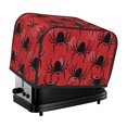 thumbnail image 1 of Uemuo Spider Print Toaster Cover 2 Slice, Small Kitchen Appliance Covers, Toaster Oven Cover with Loop, Bread Machine Cover Dust Cover Protection, 1 of 7