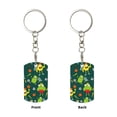 thumbnail image 1 of Uemuo Sport Monster Pattern Rectangular Metal Keychain - Durable, Stylish, and Personalized Key Ring for Men and Women,Engraved Keychain,Gift Slim Sturdy Keychain, 1 of 7