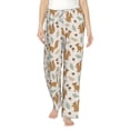 thumbnail image 1 of Uemuo Squirrel And Leaves Pattern Women's Wide Leg Palazzo Lounge Pants with Pockets Light Weight Loose Comfy Casual Pajama Pants-XX-Large, 1 of 9