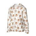 thumbnail image 1 of Uemuo Squirrel And Rose Pattern Women's Full Zip UPF 50+ Sun Protection Hoodie Jacket Long Sleeve Sun Shirt Hiking Outdoor Performance with Pockets-X-Large, 1 of 1