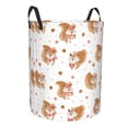 thumbnail image 1 of Uemuo Squirrel Giving A Gift Pattern Circular Laundry Hamper Basket with handles,Collapsible laundry basket,Large capacity laundry hamper,Laundry Organizer-Medium, 1 of 8