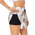 thumbnail image 1 of Uemuo Squirrel Giving A Gift Pattern Women's Athletic Shorts High Waisted Running Shorts with Liner Pockets Gym Elastic Workout Shorts-Small, 1 of 9