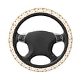 thumbnail image 1 of Uemuo Squirrel Maple Leaves And Nuts Printed Car Elastic Steering Wheel Cover - Universal Car Accessory for Diverse Cars Anti-Slip, and Comfortable- 15", 1 of 8