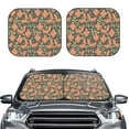 thumbnail image 1 of Uemuo Squirrel And Nuts Printed 2 PCS Car Windshield Sun Shade, Auto Sun Heat and UV Rays Blocker, Foldable Automotive Front Window Sunshade Protector, 1 of 7