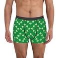 thumbnail image 1 of Uemuo St Patrick's Day Pattern Men's Boxer Briefs,Trunk Anti-Chafing,Comfortable, Durable, and Stylish Underwear-Small, 1 of 5