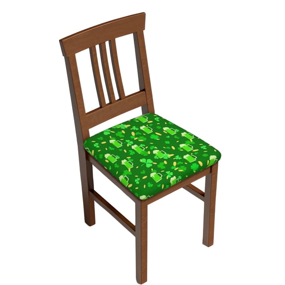 Uemuo St Patrick's Day2 Pattern Waterproof Square Couch Cushion Covers, Magic Sofa Covers Washable, Stretch Sofa Seat Cushion Slipcovers