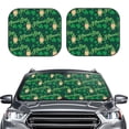 thumbnail image 1 of Uemuo St Patrick's Day9 Printed 2 PCS Car Windshield Sun Shade, Auto Sun Heat and UV Rays Blocker, Foldable Automotive Front Window Sunshade Protector, 1 of 7