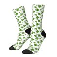 thumbnail image 1 of Uemuo St. Patrick's day Pattern Women's Crew Socks, Soft Durable Breathable Moisture-Wicking with Odor Control Cotton socks, 1 of 6