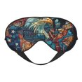thumbnail image 1 of Uemuo Stained Glass Eagle USA Pattern Sleep Eye Mask - Light Blocking Sleep Mask Blocking Out Light Perfectly, Soft and Comfortable Night Eye Mask, Eye Blinder, 1 of 7