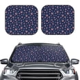 thumbnail image 1 of Uemuo Star Dog Paw Printed 2 PCS Car Windshield Sun Shade, Auto Sun Heat and UV Rays Blocker, Foldable Automotive Front Window Sunshade Protector, 1 of 7