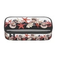 thumbnail image 1 of Uemuo Starfishes Shells Printed Large Pencil Case, Big Capacity Pencil Pouch Stationery Pen Bag, Storage High Capacity Bag Pouch Holder Box Organizer, Marker Pen Case, 1 of 9