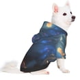 thumbnail image 1 of Uemuo Starry Light White Horse for Winter Dog Hoodie Sweatshirts with Pockets Warm Dog Clothes for Small Dogs Chihuahua-X-Large, 1 of 8