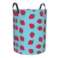 thumbnail image 1 of Uemuo Strawberries Pattern Circular Laundry Hamper Basket with handles,Collapsible laundry basket,Large capacity laundry hamper,Laundry Organizer-Medium, 1 of 8