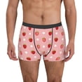 thumbnail image 1 of Uemuo Strawberries Pattern Men's Boxer Briefs,Trunk Anti-Chafing,Comfortable, Durable, and Stylish Underwear-XX-Large, 1 of 9