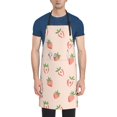 thumbnail image 1 of Uemuo Strawberries Pattern Waterproof Apron Adjustable Dishwasher Apron- Apron for Women Men Heavy Duty Work Apron for Dishwashing Chemical Lab, 1 of 9