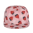 thumbnail image 1 of Uemuo Strawberries Pattern Women's Baseball Cap,Straight Brim Hat,Golf Dad Hat,Travel Hat,Sun Protection Cap,Everyday Accessory, 1 of 9