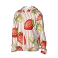thumbnail image 1 of Uemuo Strawberries Pattern Women's Full Zip UPF 50+ Sun Protection Hoodie Jacket Long Sleeve Sun Shirt Hiking Outdoor Performance with Pockets-3X-Large, 1 of 9
