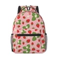 thumbnail image 1 of Uemuo Strawberries Printed Student Durable Water-resistant Backpack,Travel Backpack,Outdoor Activities Backpack, Laptop Backpack, Multi-compartment Backpack, 1 of 5