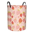 thumbnail image 1 of Uemuo Strawberry Pattern Circular Laundry Hamper Basket with handles,Collapsible laundry basket,Large capacity laundry hamper,Laundry Organizer-Medium, 1 of 8