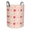 thumbnail image 1 of Uemuo Strawberry Pattern Circular Laundry Hamper Basket with handles,Collapsible laundry basket,Large capacity laundry hamper,Laundry Organizer-Small, 1 of 8