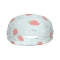 thumbnail image 1 of Uemuo Strawberry Printed Sports Headbands for Men Women,Moisture Wicking Workout Headband, Sweatband Headbands,Non-slip Workout Gym Yoga Headband, 1 of 9