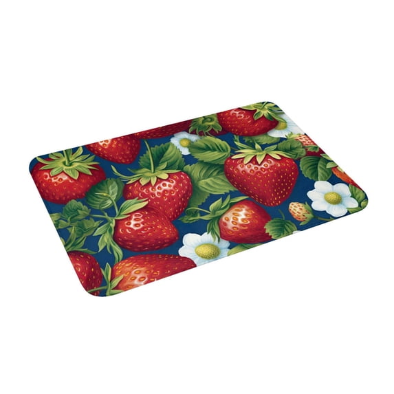 Uemuo Strawberry2 Printed Door Mat Indoor Doormat 16"x24",Front Back Door Mats Non Slip Entrance Rugs,Inside Doormats for Entryway