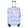 thumbnail image 1 of Uemuo Striped Gradient Printed Washable Luggage Cover - Fashion Suitcase Protector Fits 18-32 Inch Luggage -Large, 1 of 9