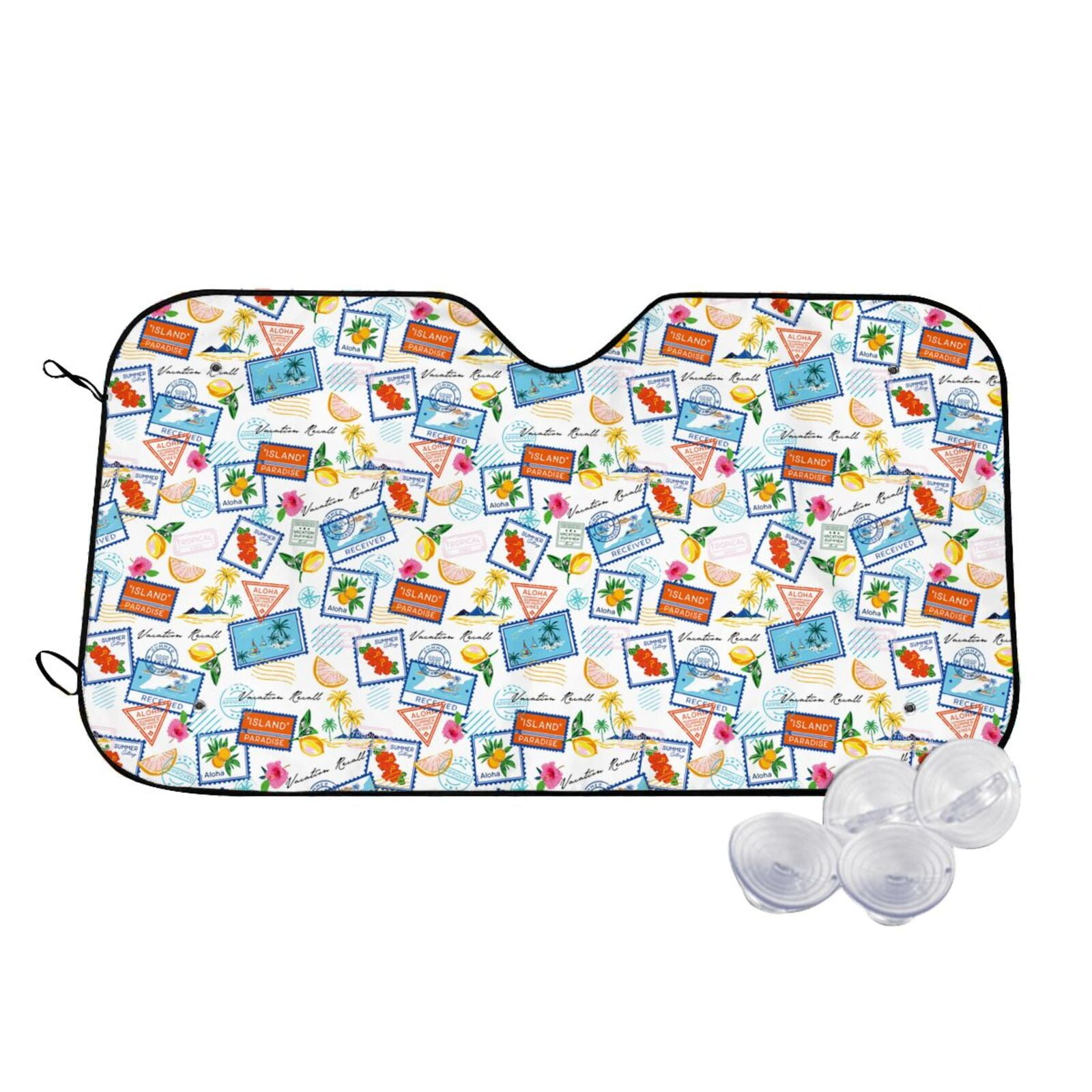 Pattern Print Bicycle Car Sun Shade