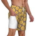 thumbnail image 1 of Uemuo Sunflower Pattern Mens Swim Trunks Quick Dry Board Shorts with Mesh Lining, Stretch Beach Shorts Quick Dry No-Chafing Board Shorts-X-Large, 1 of 9