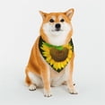 thumbnail image 1 of Uemuo Sunflower3 Summer Dog Bandanas,Cat Pet scarf,Soft Cotton Puppy Cat Scarfs Washable,Pets Gift-Small, 1 of 8