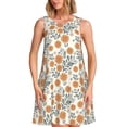 thumbnail image 1 of Uemuo Sunflowers 5 Pattern Women’s Sleeveless Dress – Casual Summer A-Line Dress, Stylish and Comfortable Sundress for Hot Weather, 1 of 7