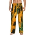 thumbnail image 1 of Uemuo Sunflowers 7 Pattern Men's Wide Leg Palazzo Lounge Pants with Pockets Light Weight Loose Comfy Casual Pajama Pants-X-Large, 1 of 9